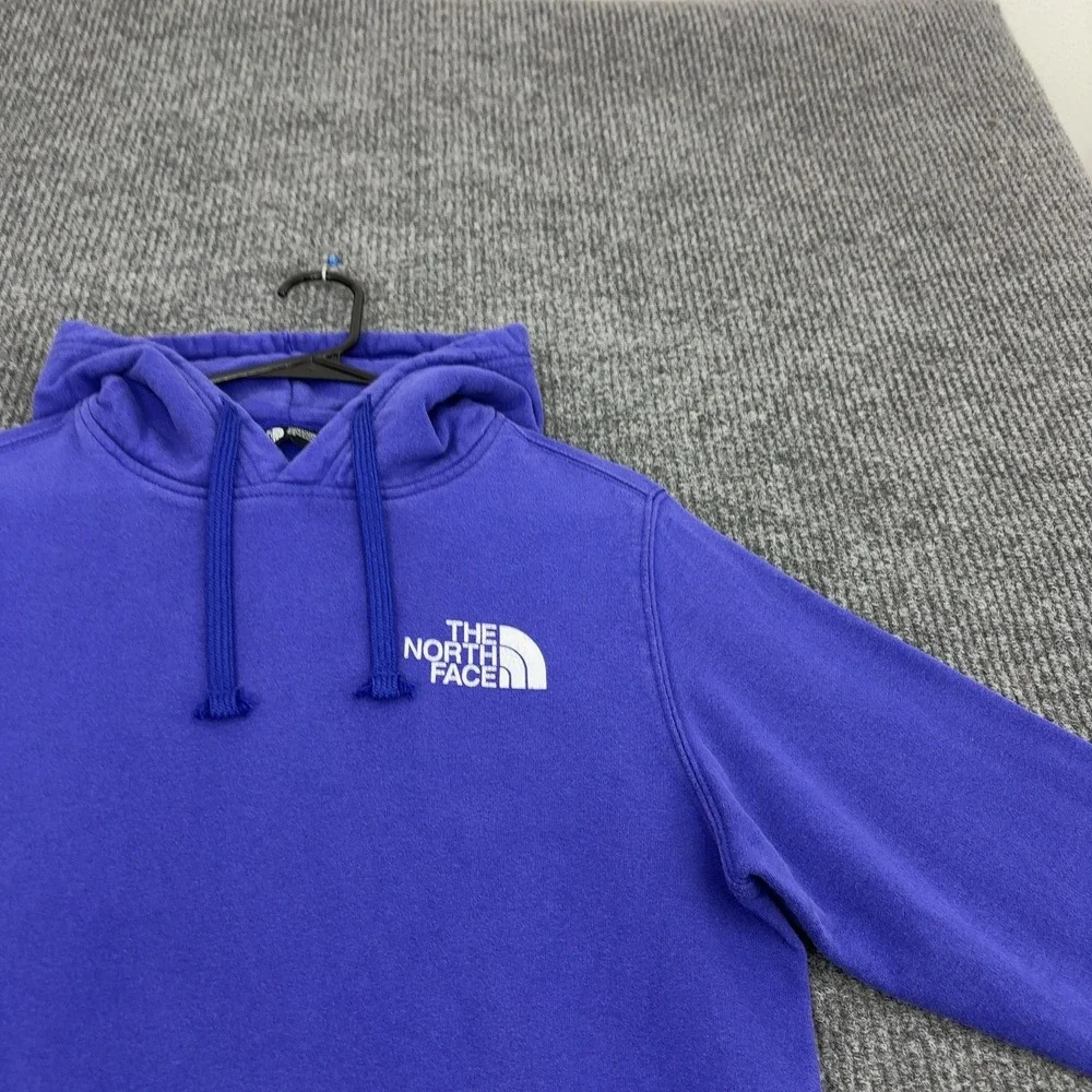 The North Face Hoodie Unisex S Blue Cotton Trans-Antarctica Expedition Pullover